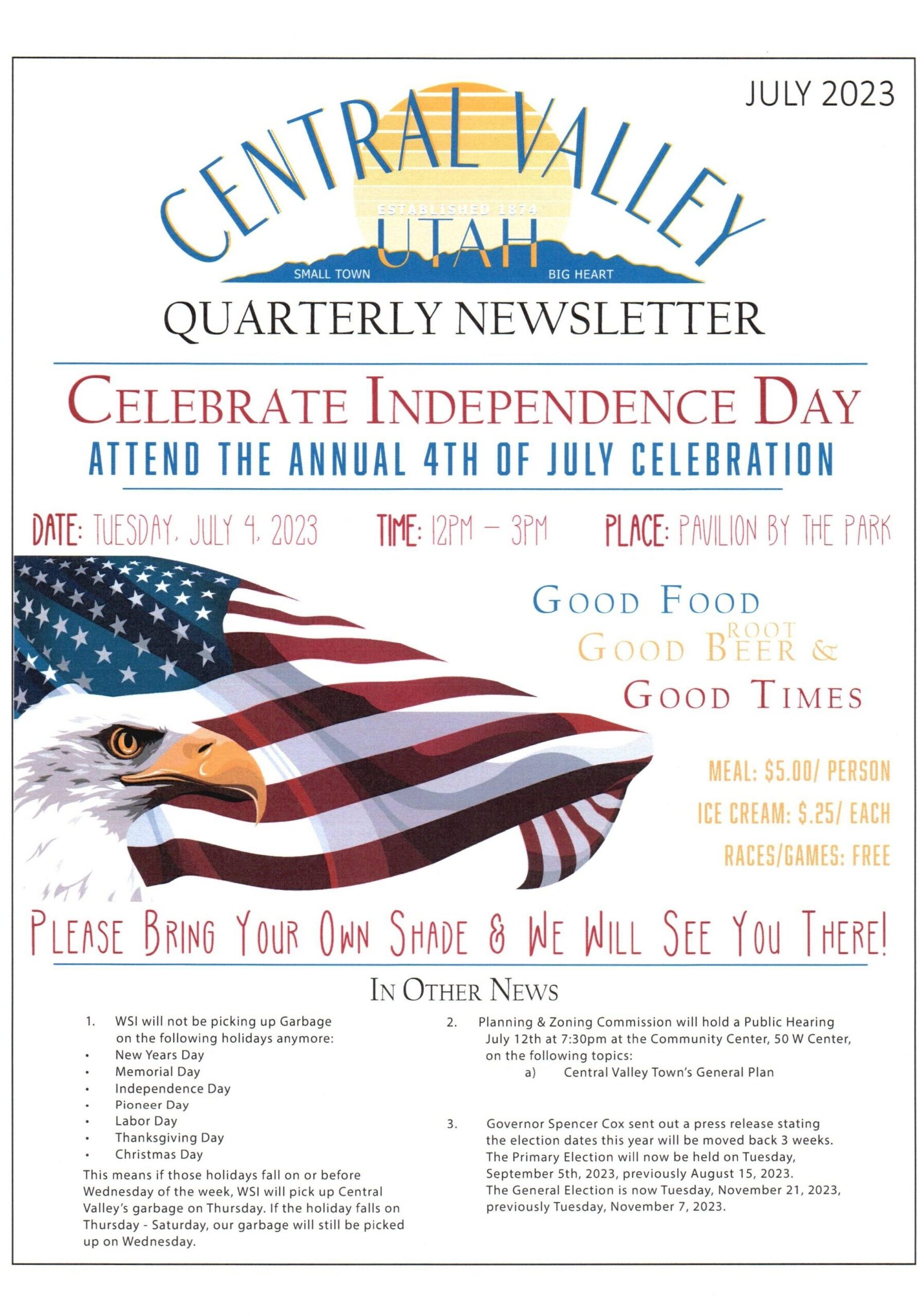 4th of July Flyer 2023