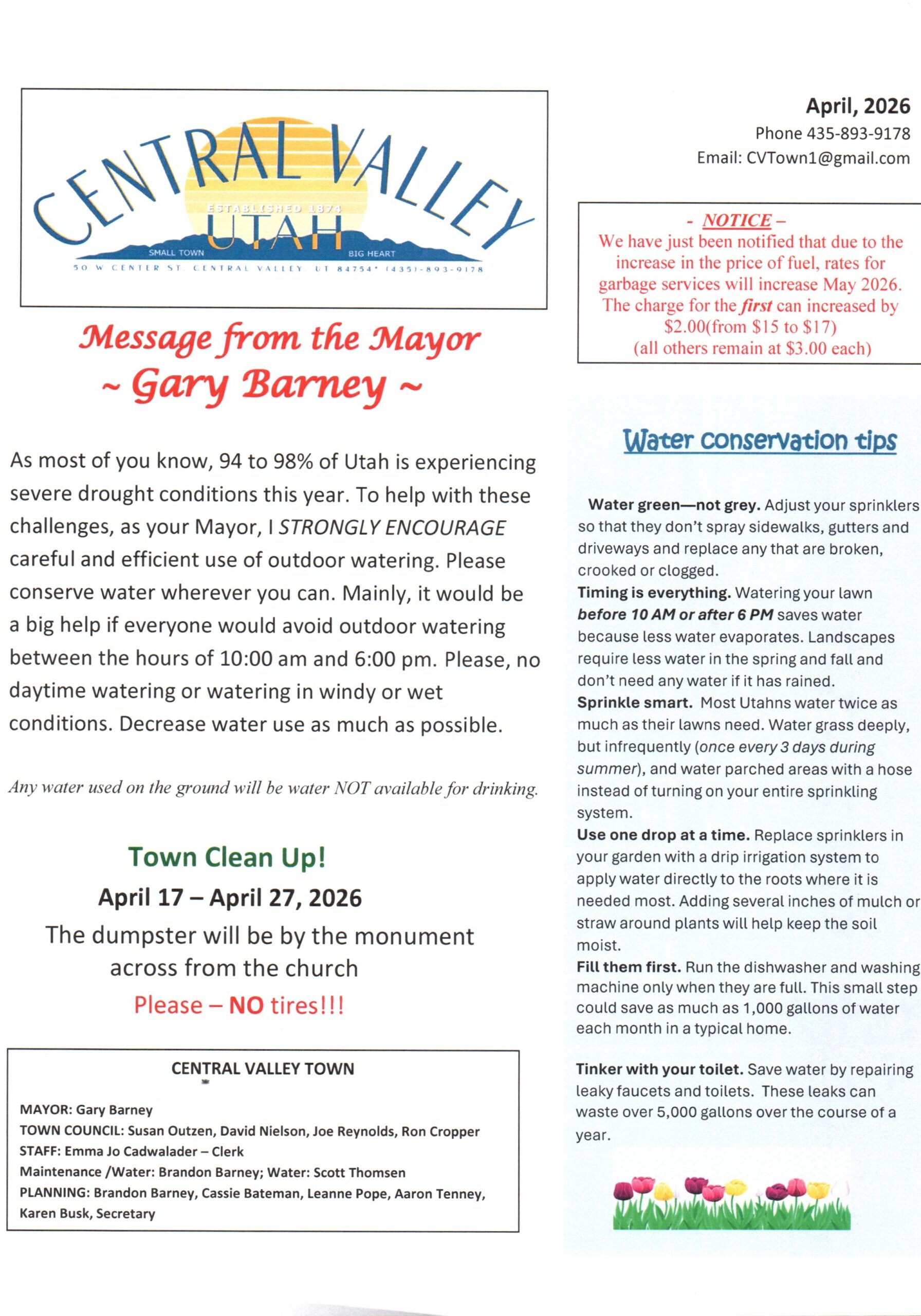 April 2026 Newsletter