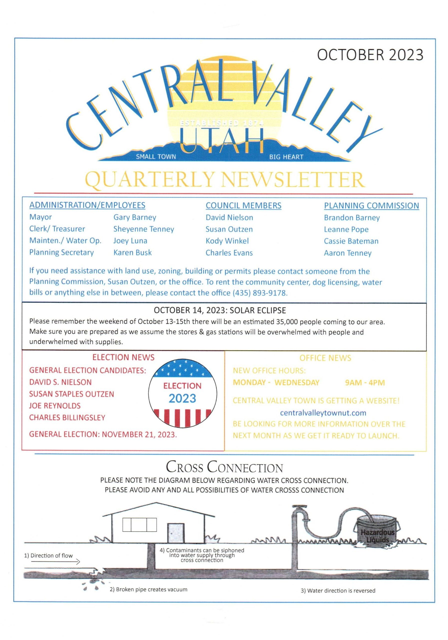 October 2023 Newsletter